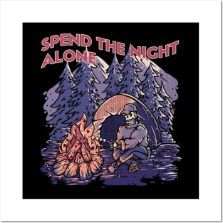 SPEND THE NIGHT ALONE Posters and Art